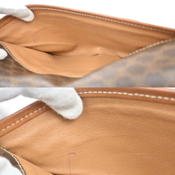 CELINE Logo Macadam Pattern 2Way Shoulder Clutch Bag PVC Leather BN GHW 62KA754 - Picture 12 of 15